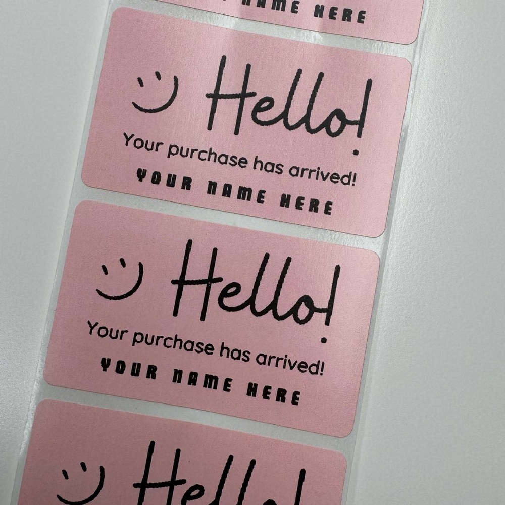 Custom Small-Biz Sticker Pack | 2.25×1.25″ Packaging Labels - Picture 2 of 4